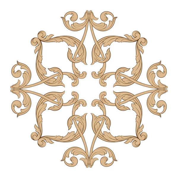 Vettore ornamento barocco classico — Vettoriale Stock