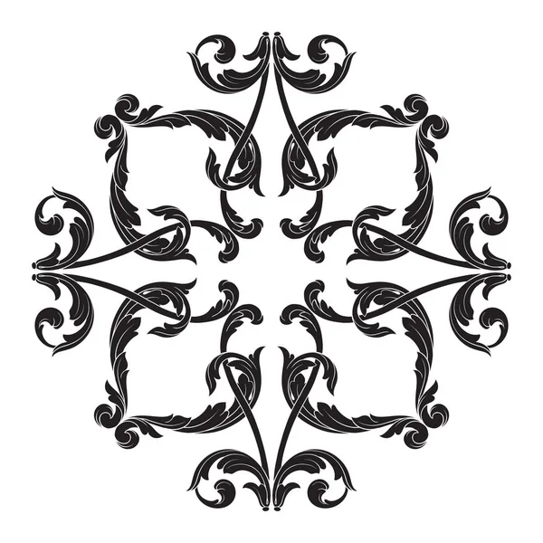 Klassieke Barok ornament vector — Stockvector