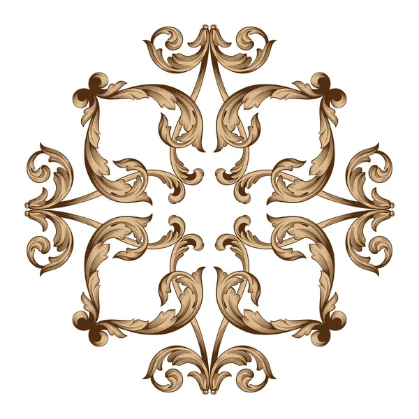 Klasik Barok süsleme vektör 