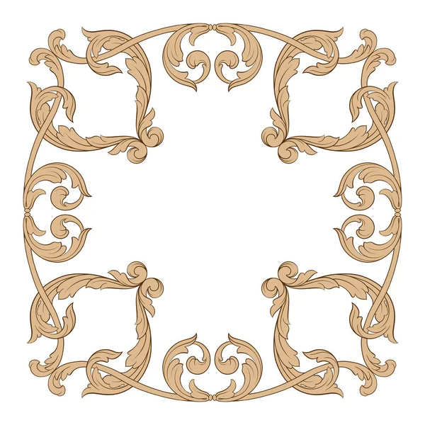 Klasik Barok süsleme vektör 