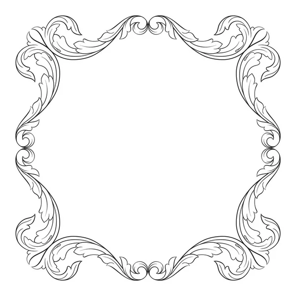 Klasik Barok süsleme vektör 