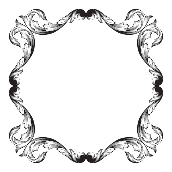 Klasik Barok süsleme vektör 