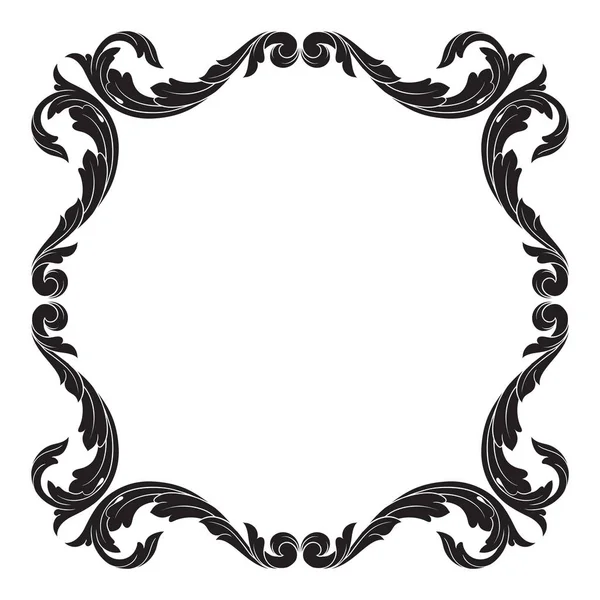 Klasik Barok süsleme vektör 