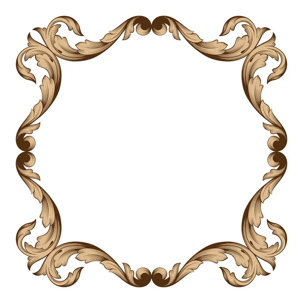 Klasik Barok süsleme vektör 