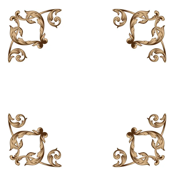Klasik Barok süsleme vektör 