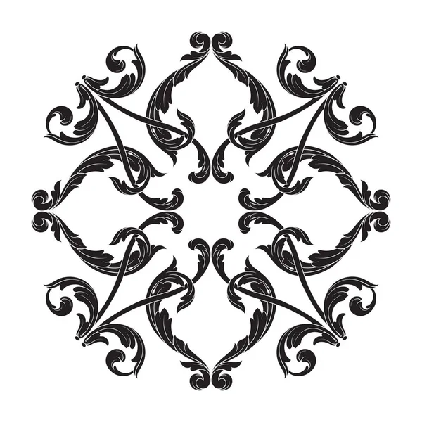 Klasik Barok süsleme vektör 