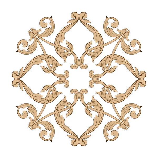 Vector clásico ornamento barroco — Archivo Imágenes Vectoriales