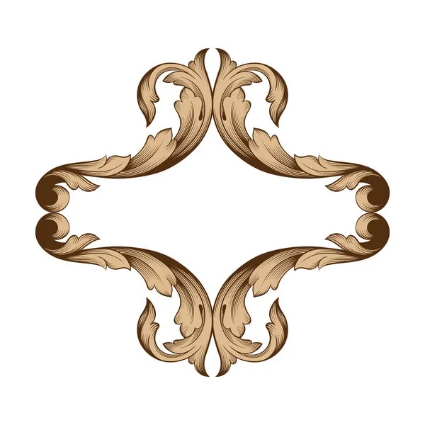 Klasik Barok süsleme vektör 