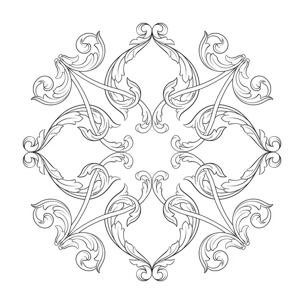 Klasik Barok süsleme vektör 
