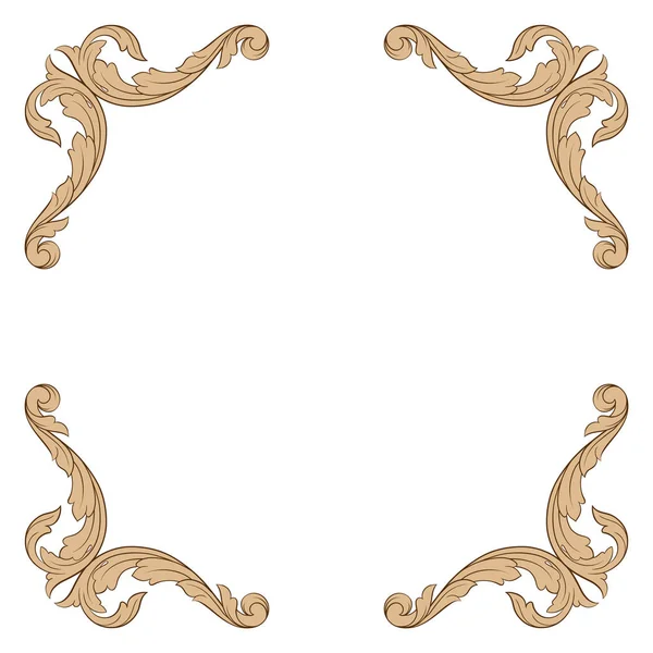Klasik Barok süsleme vektör 