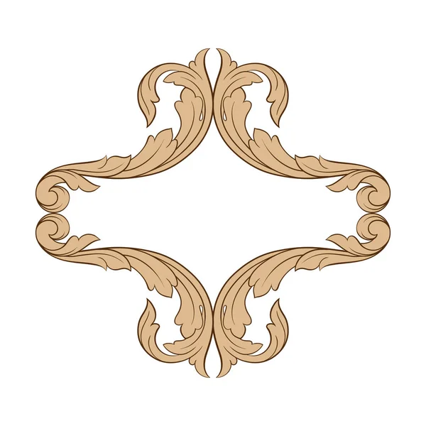 Klasik Barok süsleme vektör 