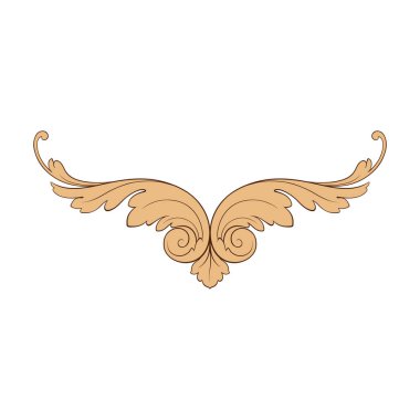 Klasik Barok süsleme vektör 