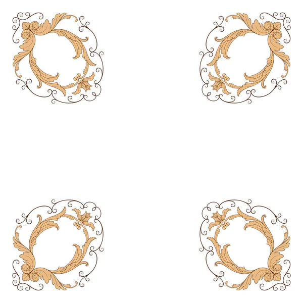 Klasik Barok süsleme vektör 