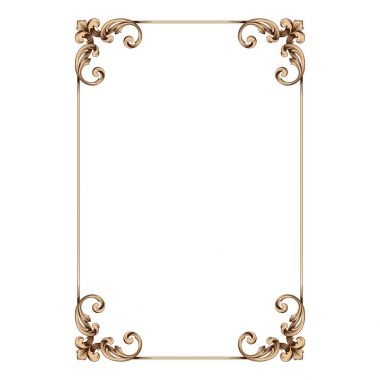 Klasik Barok süsleme vektör 