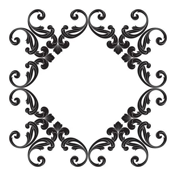 Vector clásico ornamento barroco — Vector de stock