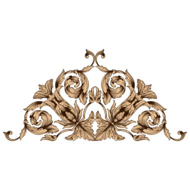 Klasik Barok süsleme vektör 