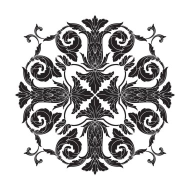 Klasik Barok süsleme vektör 