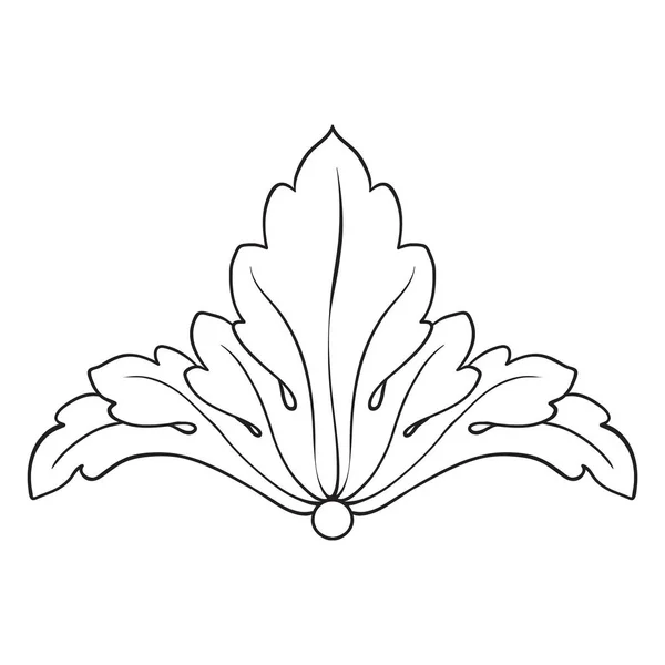 古典的巴洛克装饰矢量 — 图库矢量图片