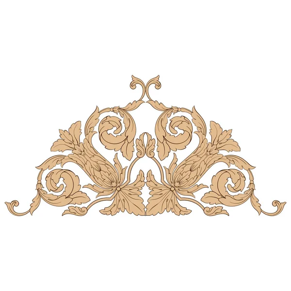 Vettore ornamento barocco classico — Vettoriale Stock
