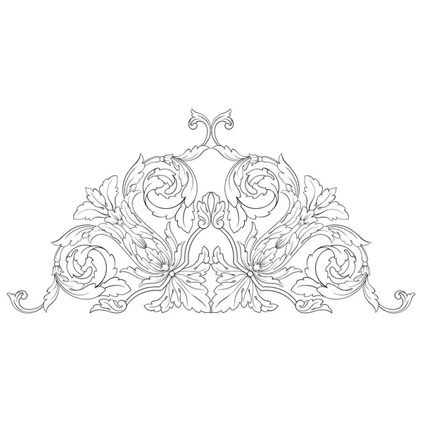 Klasik Barok süsleme vektör 