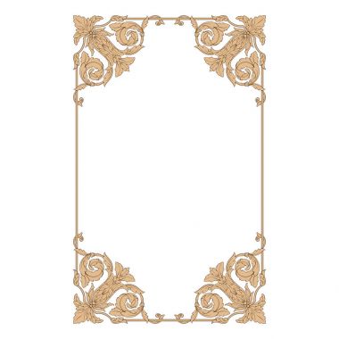 Klasik Barok süsleme vektör 