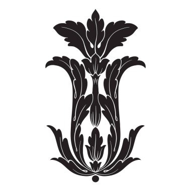 Klasik Barok süsleme vektör 