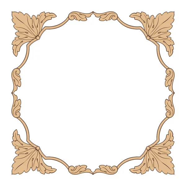 Klasik Barok süsleme vektör 