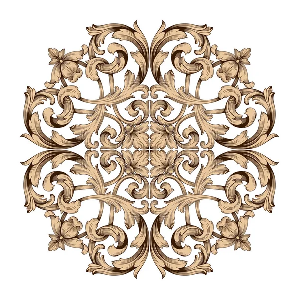 Klasik Barok süsleme vektör 