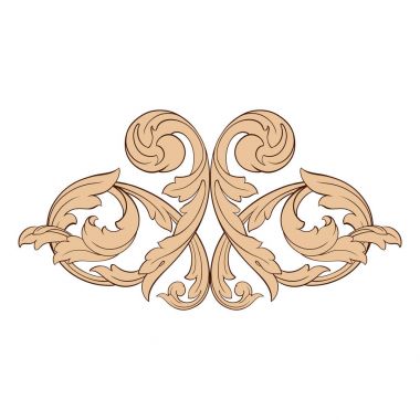 Klasik Barok süsleme vektör 