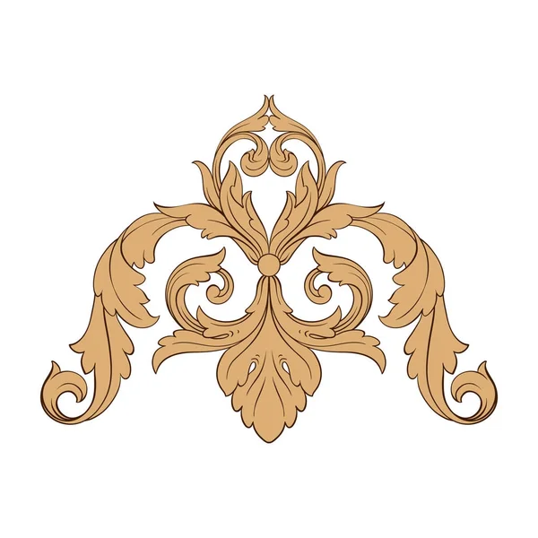 Класичний бароковий орнамент вектор — стоковий вектор