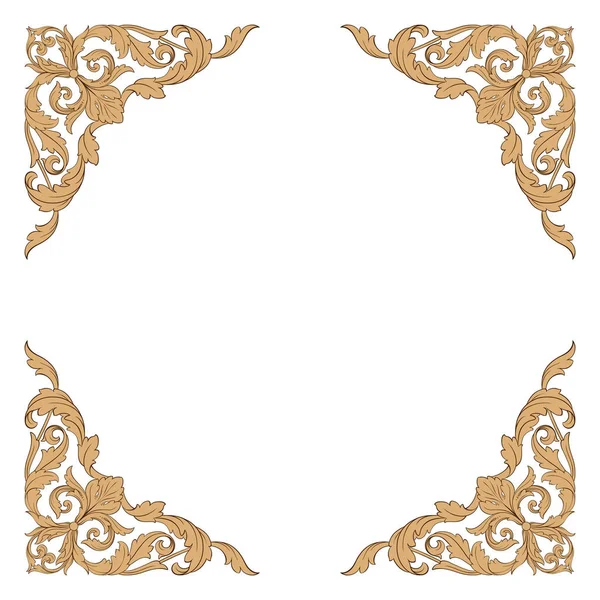 Klasik Barok süsleme vektör 