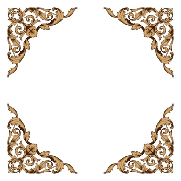 Klasik Barok süsleme vektör 