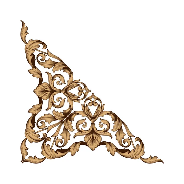 Klasik Barok süsleme vektör 