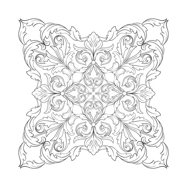 Klasik Barok süsleme vektör 