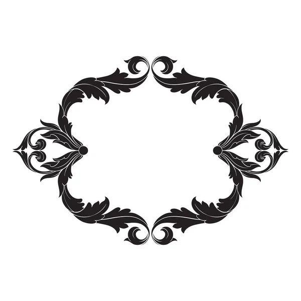 Klasycznego barokowy ornament wektor — Wektor stockowy