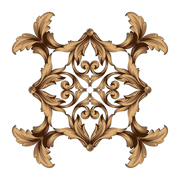 Klasik Barok süsleme vektör 