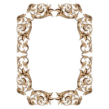 Klasik Barok süsleme vektör 