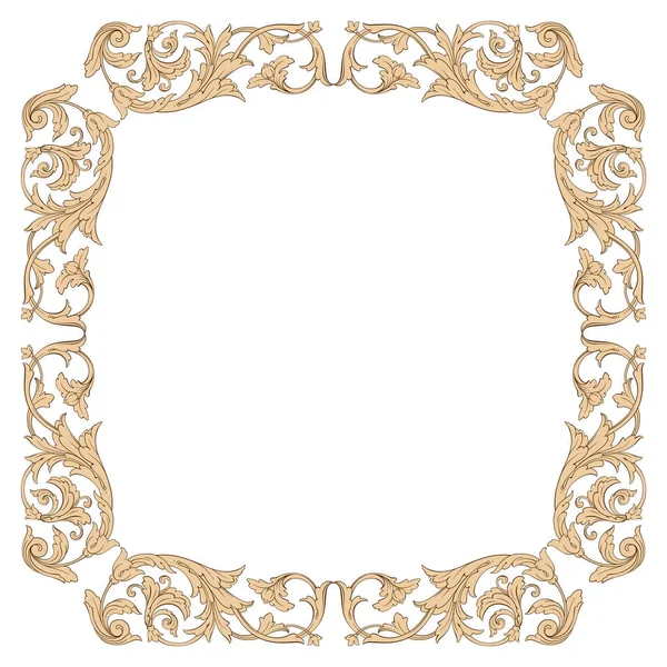 Vettore ornamento barocco classico — Vettoriale Stock