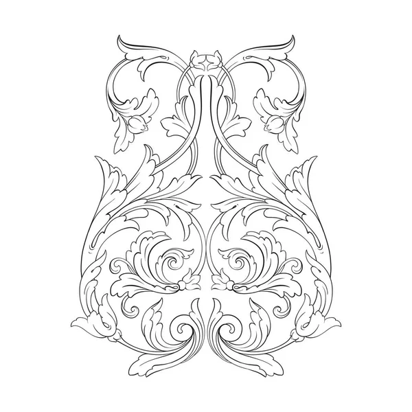 Klasik Barok süsleme vektör 