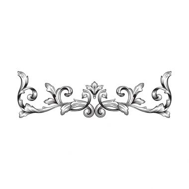 Klasik Barok süsleme vektör 