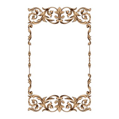 Klasik Barok süsleme vektör 