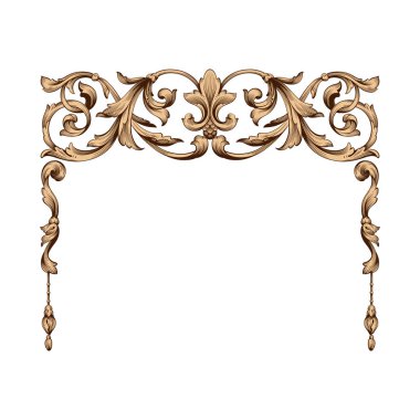 Klasik Barok süsleme vektör 