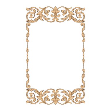 Klasik Barok süsleme vektör 