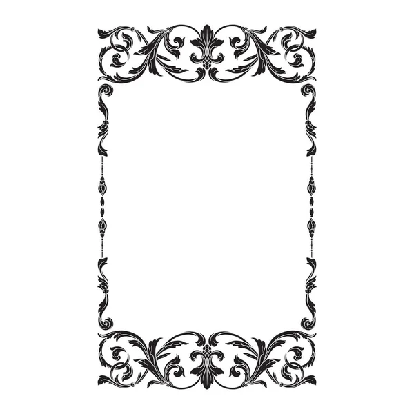 Klasik Barok süsleme vektör 