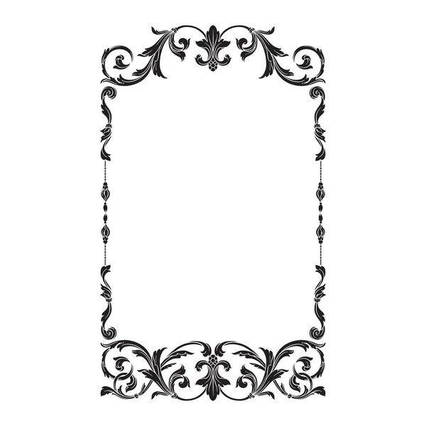 Vettore ornamento barocco classico — Vettoriale Stock