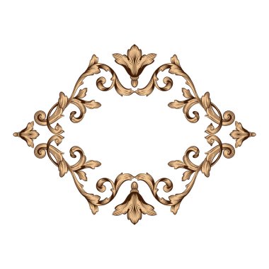 Klasik Barok süsleme vektör 