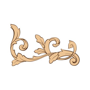 Klasik Barok süsleme vektör 