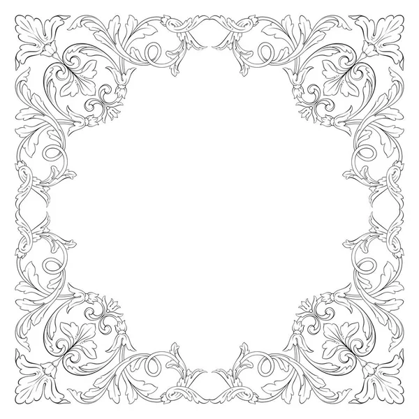 Vector clásico ornamento barroco — Vector de stock