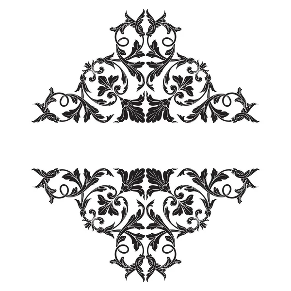 Klasik Barok süsleme vektör 