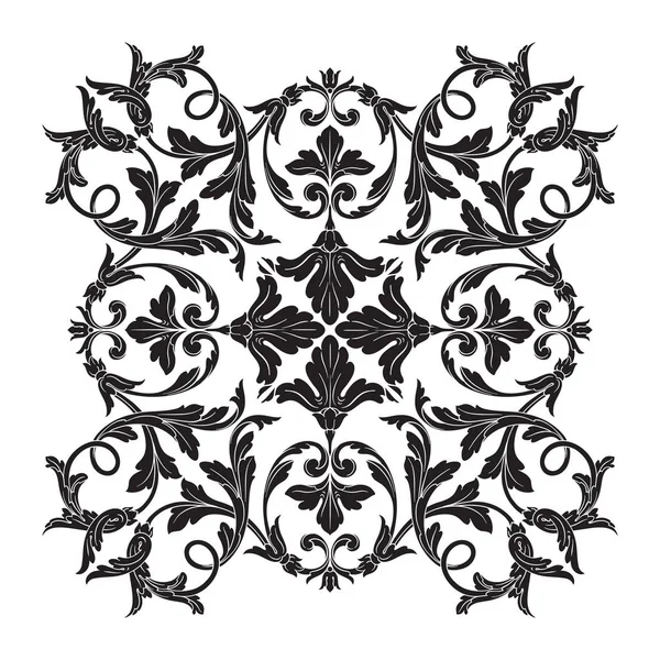 Vector clásico ornamento barroco — Archivo Imágenes Vectoriales